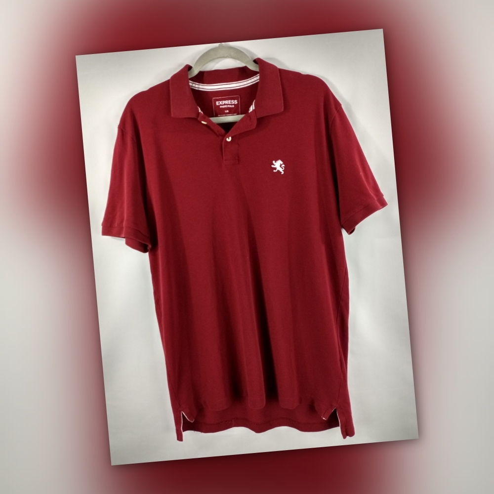 4/$25 Men's Large Express Polo Shirt